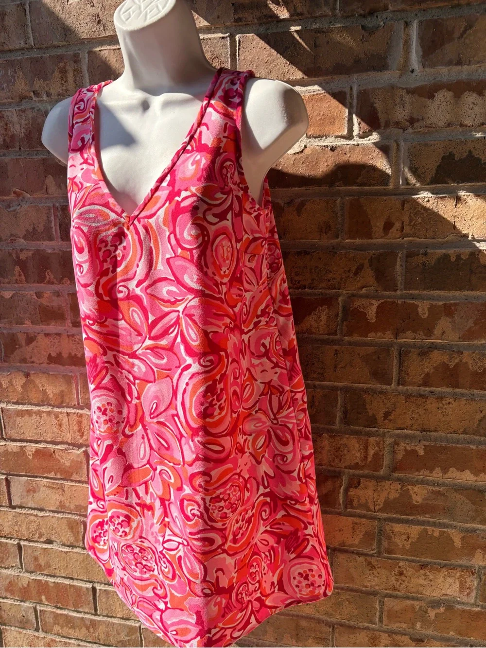 Lilly Pulitzer Pink & Coral shift Dress size 0